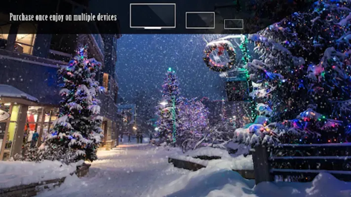 Christmas Snowfall android App screenshot 2